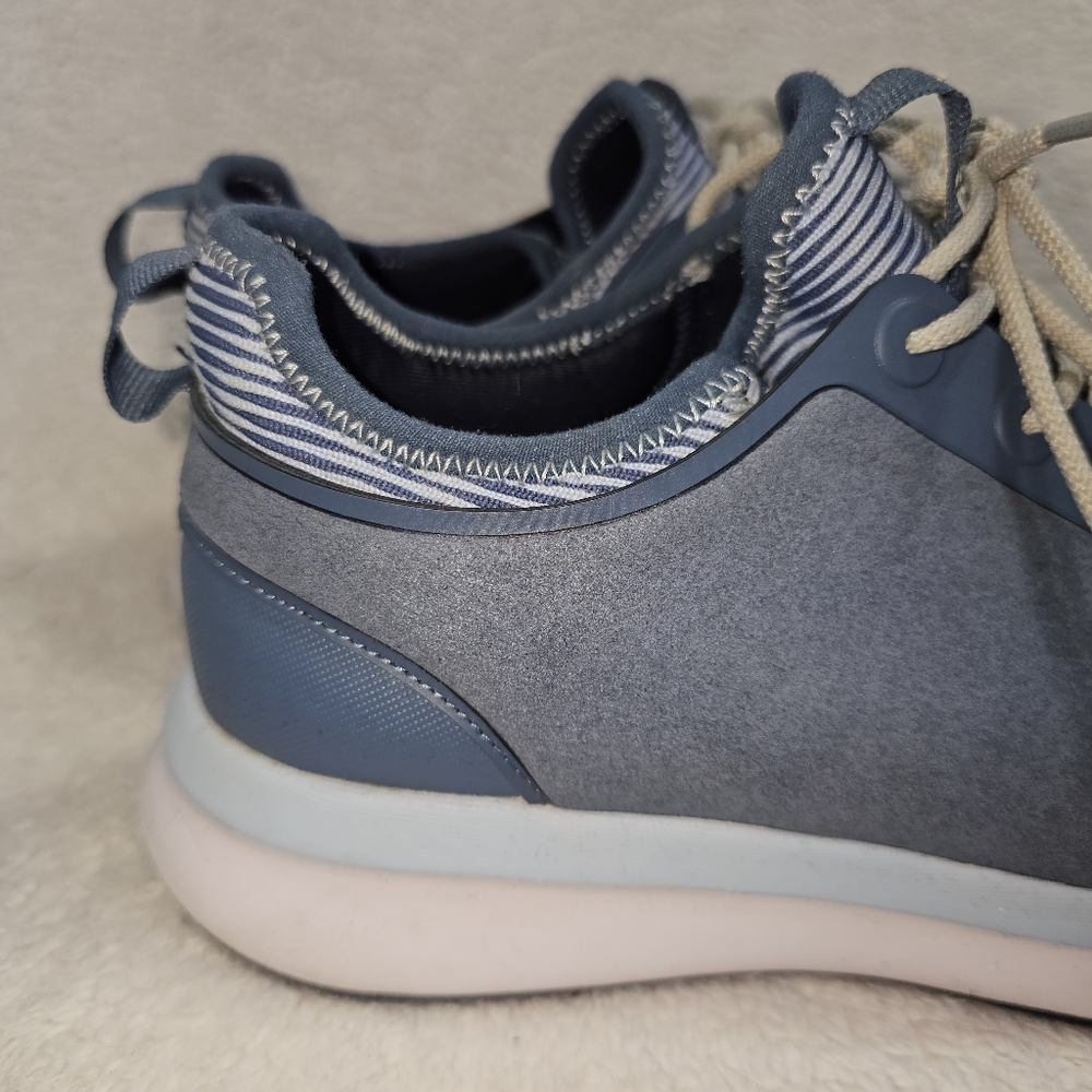 KURU WOMEN'S SNEAKER ATOM-Mineral Blue-Bone Gray Sz 12 - Picture 4 of 14